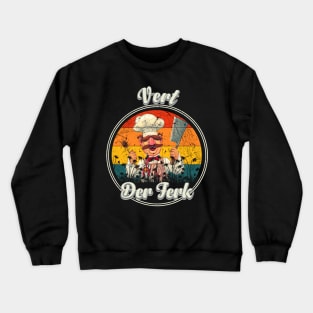 vert der ferk - Vintage Sunset Crewneck Sweatshirt